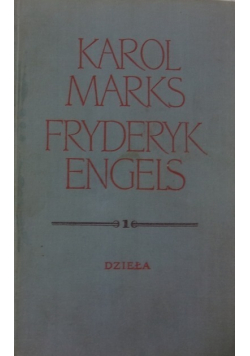 Marks i Engels Dzieła Tom 1