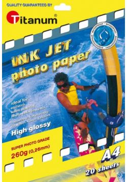 Papier fotograficzny A4 do drukarek atramentowych błyszczący 20 kartek
