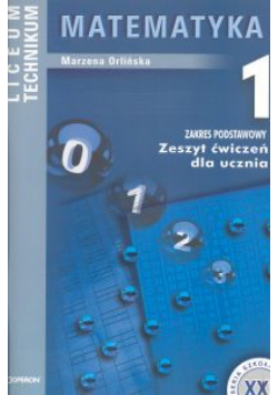 Matematyka 1 Zeszyt ćwiczeń