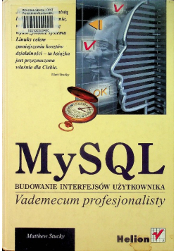MySQL  budowanie interfejsów użytkownika