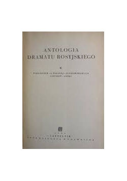 Antologia dramatu rosyjskiego, t.II