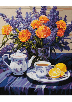 Malowanie po numerach - Harmonia lawendy 40x50cm