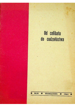 Od celibatu do cudzołóstwa
