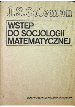 Wstęp do socjologii matematycznej