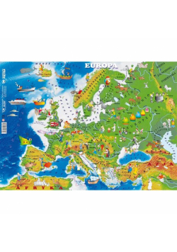 Puzzle Europa fizyczna