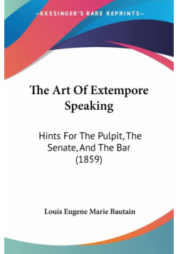 The Art Of Extempore Speaking