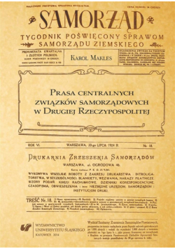 Prasa centralnych związków samorządowych...