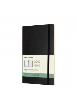Kalendarz 2019 tygodniowy 12ML czarny
