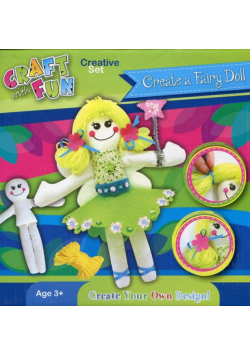 Craft with Fun Zestaw kreatywny Laleczka