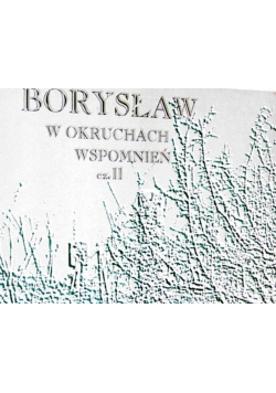 Borysław W okruchach wspomnień Część II