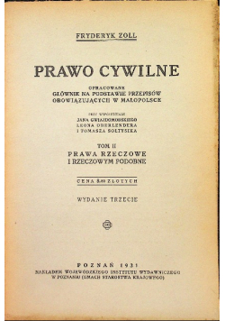 Prawo cywilne Tom II 1931 r.
