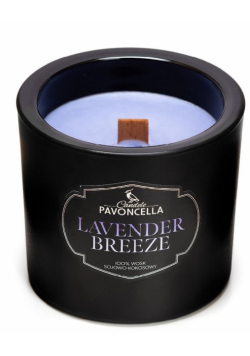 Świeczka sojowa Lavender Breeze czarna 170g