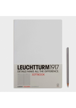 Notatnik A4 Leuchtturm1917 w kratkę biały 339922