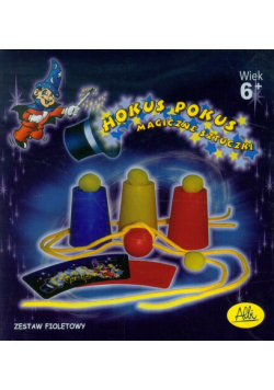Hokus Pokus Magiczne sztuczki zestaw fioletowy