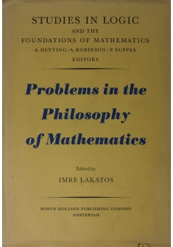 Problems in the Philosophy of Mathematics