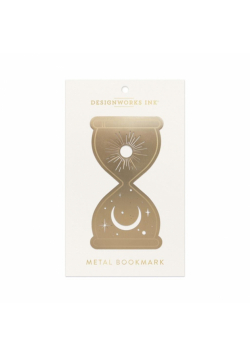 Metalowa zakładka do książek duża - hourglass