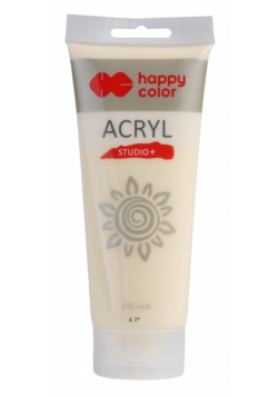 Farba akrylowa Studio 200 ml ivory Happy Color