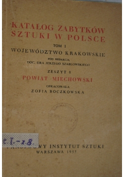 Katalog zabytków sztuki w Polsce. Tom I, Zeszyt 8.