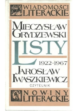 Iwaszkiewicz Listy 1922 - 1967