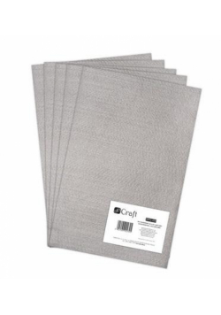 Filc poliestrowy A4 light grey 5szt