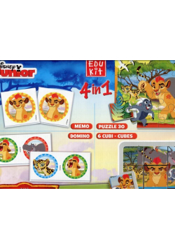 Puzzle EduKit 4w1 Król Lew