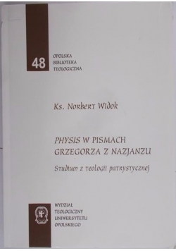 Physis w pismach Grzegorza z Nazjanzu