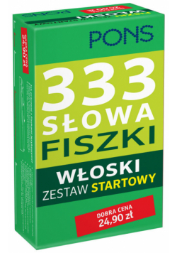 333 Słowa Fiszki Włoski Zestaw startowy