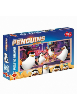 Puzzle Pingwiny z Madagaskaru 160