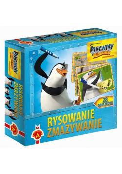 Rysowanie zmazywanie Pingwiny z Madagaskaru