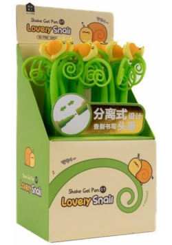 Długopis żelowy Silky 33 Lovely snail mix (24szt)