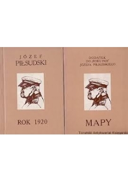 Józef Piłsudski-rok 1920 zestaw z mapą