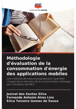 Méthodologie d'évaluation de la consommation d'énergie des applications mobiles