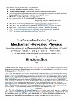 From Postulate-Based Modern Physics to Mechanism-Revealed Physics, Vol.1 (1/2)