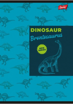 Paczka Zeszyt A5 16k 3-linia dwukolorowa dinosaur mix pakiet 15 sztuk