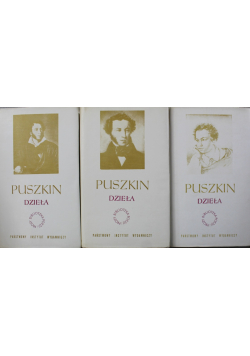 Puszkin Dzieła Tom 1 do 3