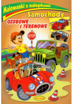 Malowanki z nalepkami Samochody osobowe i terenowe
