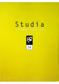 Studia filmoznawcze Tom 24