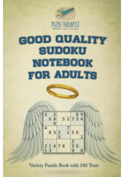 Good Quality Sudoku Notebook for Adults | Variety Puzzle Book with 240 Tests