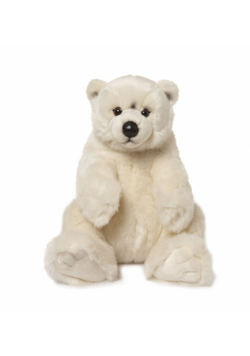 Miś polarny siedzący 22 cm
