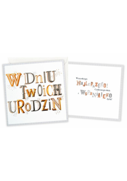 Karnet Urodziny