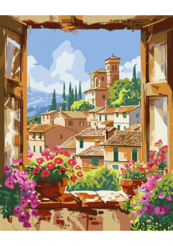 Malowanie po numerach - Ukochana Toskania 40x50cm