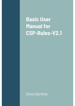 Basic User Manual for CSP-Rules-V2.1