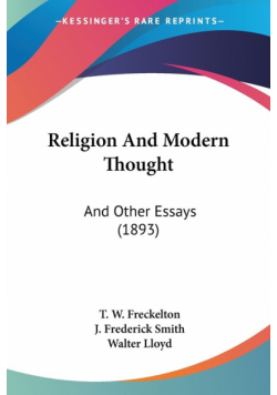Religion And Modern Thought