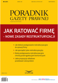 Jak ratować firmę nowe zasady restrukturyzacji