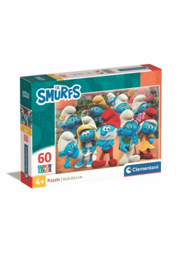 Puzzle 60 Supercolor Smurfs Puffi