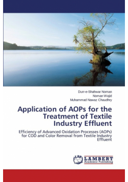 Application of AOPs for the Treatment of Textile Industry Effluent
