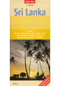 Sri Lanka mapa 1:500 000 Nelles