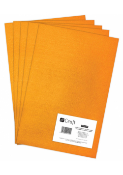 Filc poliestrowy A4 dark yellow 5 szt.