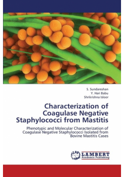 Characterization of Coagulase Negative Staphylococci from Mastitis