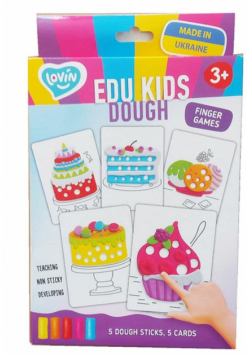Plastelina lekka TM Lovin Edu Kids Sweets + karty